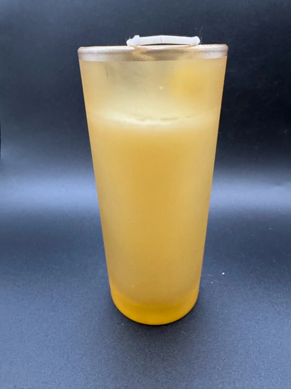 VTG Pier 1 Sugar Sprinkled Spice Tall Votive Candle Yellow NWT